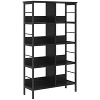 VidaXL Bücherregal 82 x 32 x 144,5 cm Schwarz