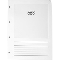 ELCO Prospekthüllen Ordo Vista DIN A4 weiß glatt 0,12
