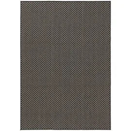 benuta Outdoorteppich, Schwarz 300x400 cm - Wetterfest & Uv-beständig - Multifunktional für Balkon, Terrasse, Garten - Küchenteppich & Wohnzimmerteppich - Pflegeleicht Robust