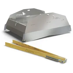 SKOTTI CAP MAX - ERWEITERUNG - Edelstahl - Backofen, Toaster, Windschutz, Spießh...