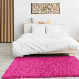 Vimoda Prime Hochflorteppich 150 x 150 cm Pink/Rosa
