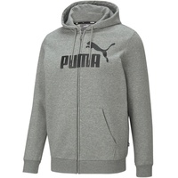 Puma Kapuzensweatshirt »ESS BIG LOGO FZ HOODIE FL« PUMA Medium Gray Heather