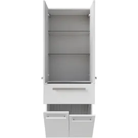 Pelipal 4005 Fokus Hochschrank 48,1 cm Lack polarweiß Spanplatte