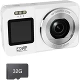 18-facher Optischer Zoom 4K UHD Bildschirmkamera 64 Auflösung ABS Gehäuse Für Teenager Reisefotografie Kompakte Studentenkamera