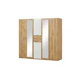 Möbel Kraft Drehtürenschrank Livingston 225 x 208 x 58 cm Holzfarben