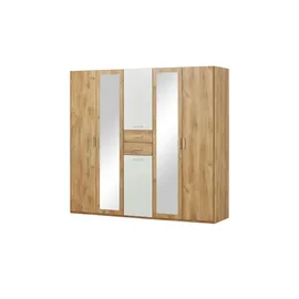 Möbel Kraft Drehtürenschrank Livingston 225 x 208 x 58 cm Holzfarben