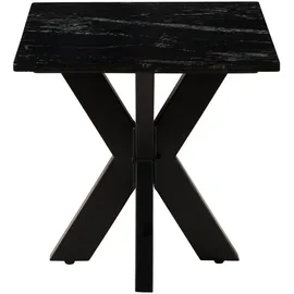 MASSIVMOEBEL24.DE Barcelona Schwarz Marmor 55 x 55 x 55 cm