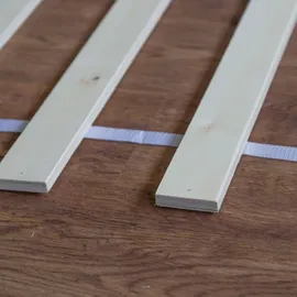 Homestyle4u Rollrost Kiefer naturbelassen 140 x 200 cm