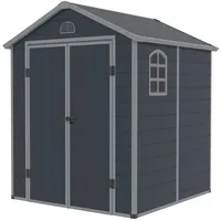Westmann Kunststoff Gerätehaus Universo XL | Anthrazit | 190x192x226