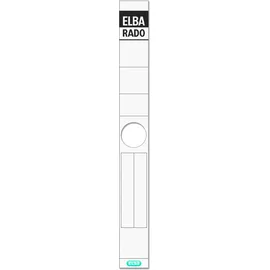 Elba Ordneretiketten 5 cm Weiß/Grau 34 x 290 mm 10 Blatt