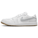 Jordan Air Jordan 1 Low G Golfschuh White/Gum Medium Brown/Pure Platinum 41