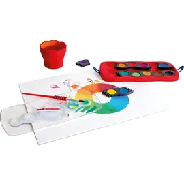 Faber-Castell Farbkasten Connector 12 Farben blau