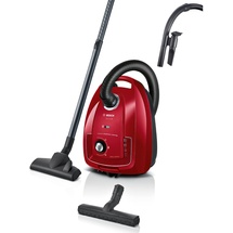 Bosch BGD38RD1H Serie 4 Bodenstaubsauger mit Beutel rot