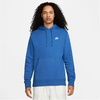 Nike Club Fleece Hoodie - Game Royal/Game Royal/White, S