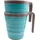 Bo-Camp Halo Tasse 0,4 l Aqua 4 St.