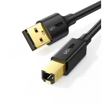 Ugreen USB Kabel USB 2.0 USB A USB B Schwarz