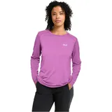 Jack Wolfskin Prelight Suncool Langarm-t-shirt - Foxglove - S