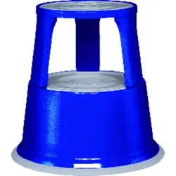 Rollhocker Metall blau - blau