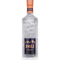9 Mile Vodka (1 x 1,75 Liter) 37,5% Alkohol - Flasche inkl. LED-Beleuchtung - Granite Rock Filtrated Premium Wodka - Milder Geschmack - Bekannt aus Rap & HipHop - Als Drink, Shot oder Geschenkidee