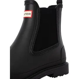 Hunter Commando Chelsea Boots - schwarz