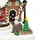 Fééric Lights and Christmas Weihnachtsszene Geschenkefabrik beweglich mit Ton 23,2 x 24,5 cm