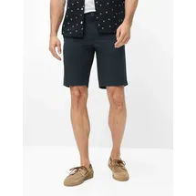 Brax Bermudas "Style BALU", Herren, Gr. 35, Normalgrößen, schwarz (navy), Web, 100% Leinen, Hosen Bermudas
