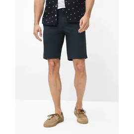 Brax Bermudas "Style BALU", Herren, Gr. 35, Normalgrößen, schwarz (navy), Web, 100% Leinen, Hosen Bermudas