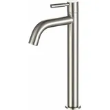 Tigrezy Einzel-Wasserhahn, Edelstahl, Kaltwasser, Badezimmer-Wasserhahn, Waschbecken, Waschbecken