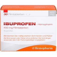 IBUPROFEN Hemopharm 400 mg Filmtabletten 30 St.