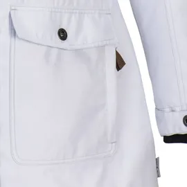 Blue Wave Damen Funktionsparka Outdoor-Jacke Anke - Funktionsmantel Funktionsjacke mit Fleece-Rücken und Kapuze in Grau Größe 42 - 42