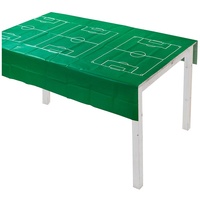 Talking Tables Papiertischdecke für Fußballpartys, Weiß und Grün, 180 x 120 cm