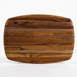 Teakhaus ELEGANT Schneidebrett Teakholz 1 36 x 24 x 1,5 cm Braun