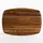 Teakhaus ELEGANT Schneidebrett Teakholz 1 36 x 24 x 1,5 cm Braun