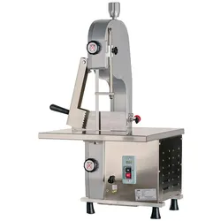 Romux® Knochensäge 52x47 cm aus Edelstahl | Säge Professionell für Fleisch, Knochen und Gefrorenes mit Schnitt­höhe von 180 mm und 1100 W