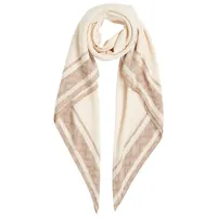 Tommy Hilfiger Elevated Chic Textile Square Scarf Sugarcane