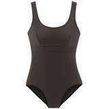 LASCANA Badeanzug Damen braun Gr.52 Cup E,