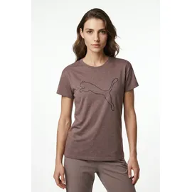 Puma W Tad Essential Heather Logo Tee lila XL