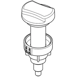 Grohe K400 Drehgriff für Küchenspülen edelstahl 42587SD0