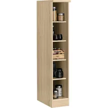 kochstation Küchenregal KS-Samos 30 x 60 x 165 cm Braun
