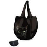 Cedon Easy Bag Fashion Katze schwarz 48,5 cm x 42 cm