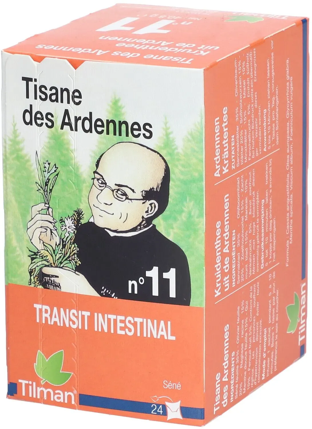 Tilman Tisane des Ardennes N°11 Transit Intestinal 24 pc(s) thé instantané