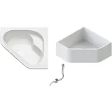Ottofond Eckbadewanne 135 x 140 cm (924021)