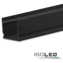 Fiai IsoLED SURF10 LED-Profil Aluminium schwarz RAL 9005 200cm