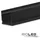 Fiai IsoLED SURF10 LED-Profil Aluminium schwarz RAL 9005 200cm