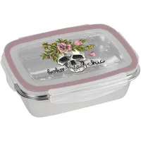 Geda Labels Brotdose Skull bohochic 850ml Edelstahl