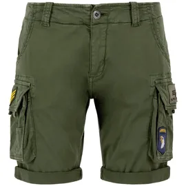 Alpha Industries Crew Patch Kurze Hose Dark Olive 33