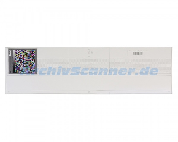 Kalibrierblatt für Rowe 450i 850i Scanner 44''