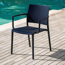 Idimex Gartenstuhl TERRA 55 x 52 x 81 cm schwarz 4 St.