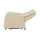 Hukla Relaxsessel Pascal Leder 83 x 105 x 90 cm Creme drehbar