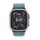 GPS + Cellular 49 mm Titangehäuse Natur Alpine Loop Hellblau L
